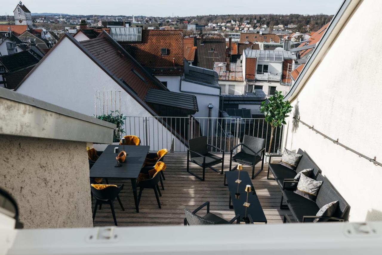 Heimatel - Luxury Penthouse Loft Apartment Ravensburg Exterior photo